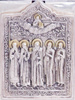 Ikona miniatura Pięciu Męczenników SREBRO nr 4