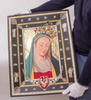 ikona Madonny Rokitniańskiej, srebrzona i złocona, ręcznie malowana  nr 131